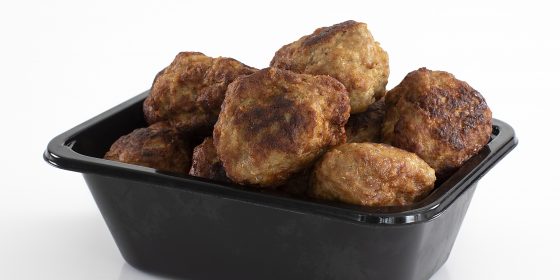 Små stegte frikadeller